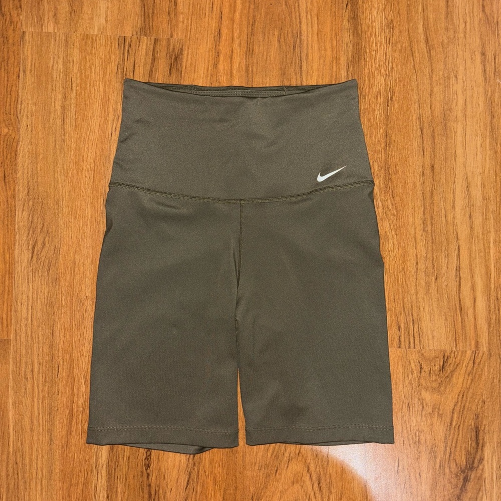 Nike Dry Fit Women's Olive Green Shorts